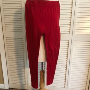 Faded Flory textured leggings